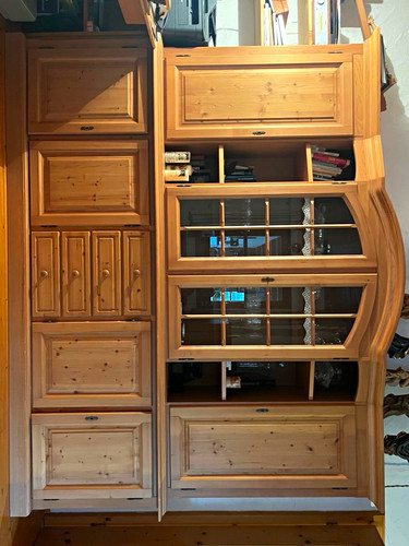 Massivholz wohnzimmerschrank - massivholz,