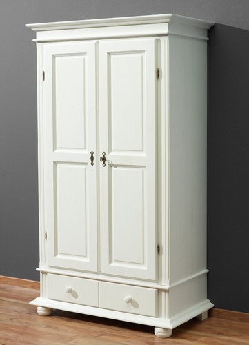 Kleiderschrank fichte massiv - kleiderschrank,