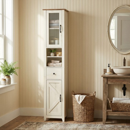 Vasagle badezimmerschrank - badezimmerschrank, im