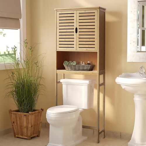 Bambus waschmaschinenschrank - bambus,