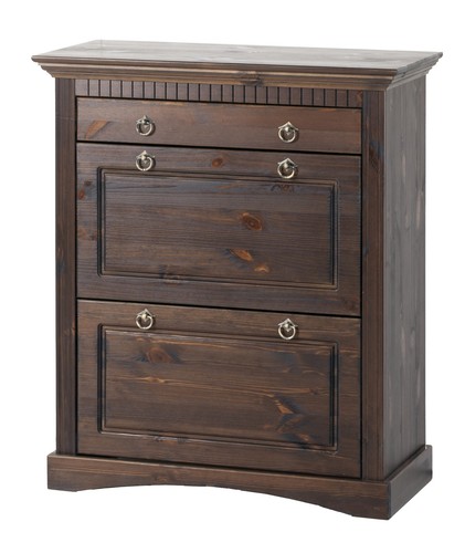 Schuhschrank aus kiefernholz - schuhschrank,