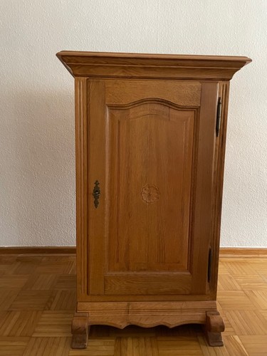Kleiner schrank eiche massiv - eiche,