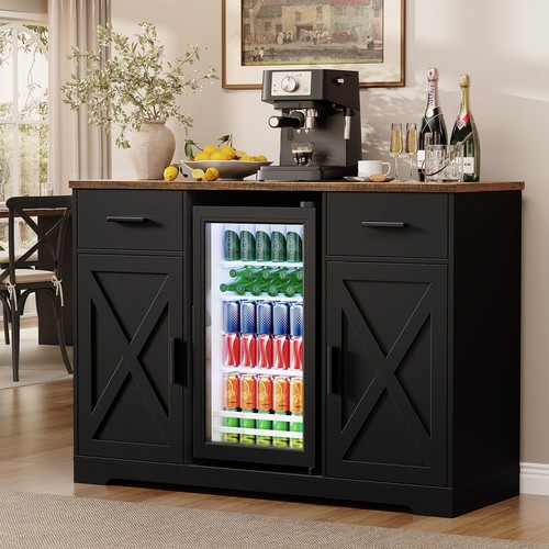 120cm kaffee barschrank - kaffee-barschrank, mit